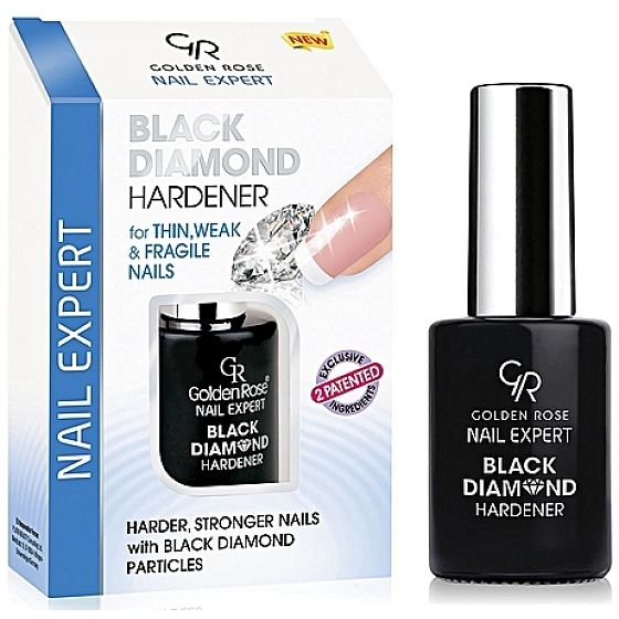 Golden Rose Nail Expert Black Diamond Hardener spevňovač nechtov 11 ml
