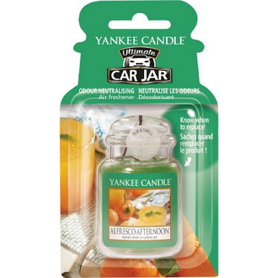 Yankee Candle Alfresco Afternoon - Alfresco popoludní gélová vonná visačka do auta 30 g