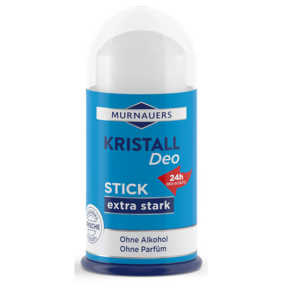Murnauers Kristall Deo 100% prírodné minerálne tuhý dezodorant bez farbív a konzervačných látok 100 g