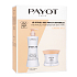 Payot Creme N ° 2 Eau Lactée Micellaire odličovacie mlieko pre citlivú pleť 400 ml + Créme N ° 2 Cachemire bohatý krém pre citlivú pleť 50 ml, darčekový set 2020