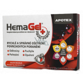 Apotex HemaGel Prvá pomoc 5 g + 3 kusy krycia fólia