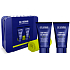 Grace Cole GC Sport umývací gél 50 ml + šampón 50 ml + umývacia žinka + plechová dóza, kozmetická sada pre mužov