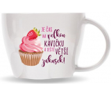 Nekupto XXL šálky veľký hrnček Je čas na veľkú kávu 700 ml