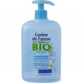 Corine de Farme Baby Bio organická čistiaca micelárna voda pre deti s dávkovačom 500 ml