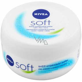 Nivea Soft fresh hydratačný krém na celé telo, tvár a ruky 375 ml