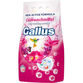 Gallus prací prášok Color, 130 dávok, 8,45 kg