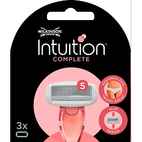 Wilkinson Sword Intuition Complete náhradné hlavice, 3 ks