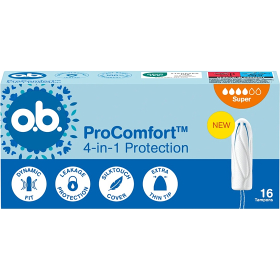 o.b. ProComfort tampony super 16 kusov
