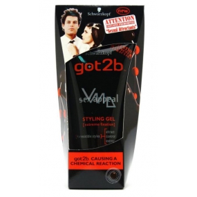 Got2b Sex Appeal stylingový gél extrémne silný 5 pre mužov 150 ml