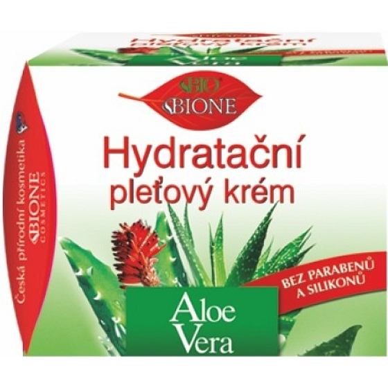 Bione Cosmetics Aloe Vera hydratačný pleťový krém pre všetky typy pleti 51 ml