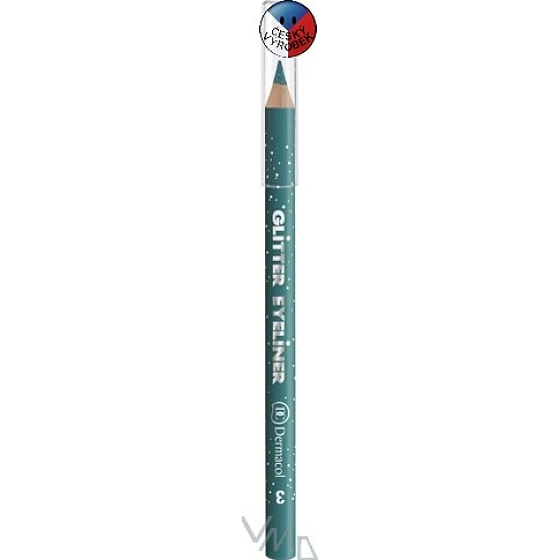 Dermacol Glitter Eyeliner ceruzka na oči s trblietkami 03 tyrkysová 1,17 g