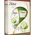 Dove Go Fresh Touch Uhorka & Zelený čaj sprchový gél 250 ml + toaletné mydlo 100 g, kozmetická sada