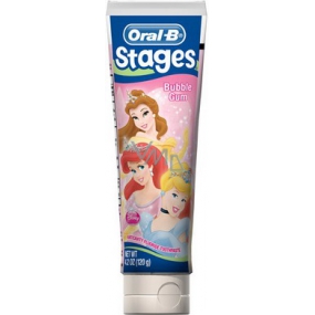 Oral-B Stages Disney Princezné 6+ rokov Zubná pasta pre deti 75 ml