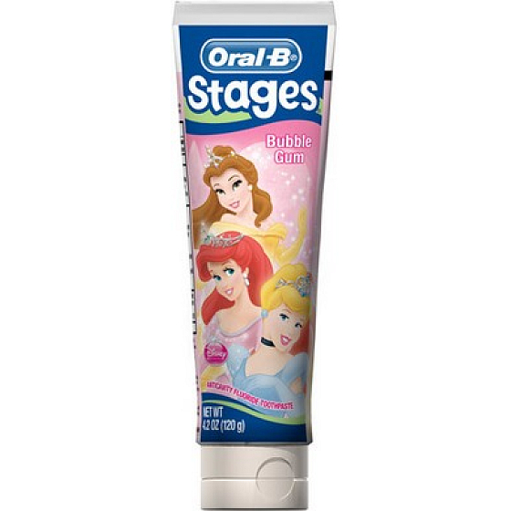 Oral-B Stages Disney Princezné 6+ rokov Zubná pasta pre deti 75 ml