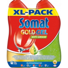 Somat Gold Gel Anti-Grease gél s aktívnym odmasťovačom 2 x 600 ml