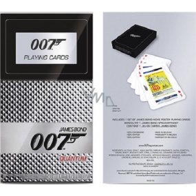 James Bond 007 Quantum toaletná voda 50 ml + hracie karty, darčeková sada