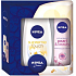 Nivea Pearl antiperspirant sprej 150 ml + Supreme Touch sprchový gél 250 ml + krém 30 ml kozmetická sada pre ženy