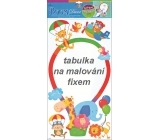 Nálepky na stenu balón biela tabuľa 60 x 30 cm 1 arch