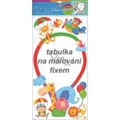 Nálepky na stenu balón biela tabuľa 60 x 30 cm 1 arch