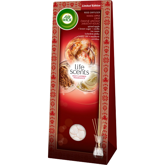 Air Wick Life Scents Čerstvo upečený jablkový koláč Vonné tyčinky 30 ml