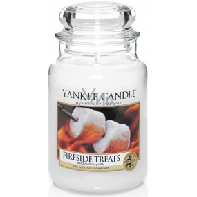 Yankee Candle Fireside Treats - Radovánky pri táboráku vonná sviečka Classic veľká sklo 623 g