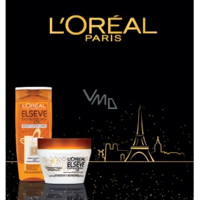Loreal Paris Elseve Extraordinary Oil Kokosový olej šampón pre normálne až suché, nepoddajné vlasy 250 ml + Huile Extraordinaire Coco maska na vlasy 300 ml, kozmetická sada