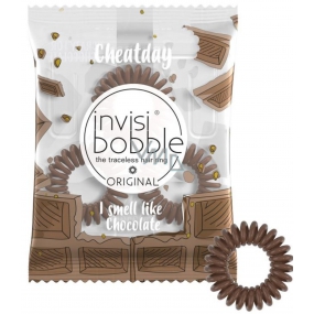 Invisibobble Original Cheatday Crazy For Chocolate Gumička do vlasov hnedá s vôňou tmavej čokolády 3 kusy