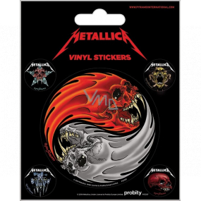 Epee Merch Metallica Vinylové samolepky 5 kusov