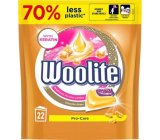 Woolite Pro-Care Keratin gélové kapsule na pranie jemnej bielizne, zjemňuje a chráni vlákna 22 kusov