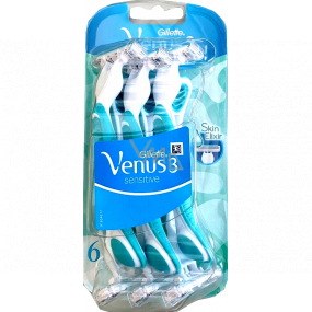 Gillette Venus 3 Sensitive pohotové holítko 6 kusov pre ženy