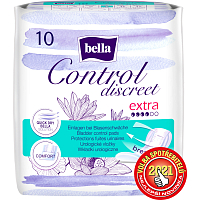 Bella Control Discreet Extra Inkontinenčné vložky, 10 ks