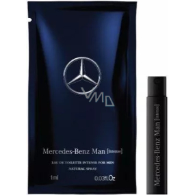 Mercedes-Benz Men Intense toaletná voda pre mužov 1 ml s rozprašovačom, fľaštička