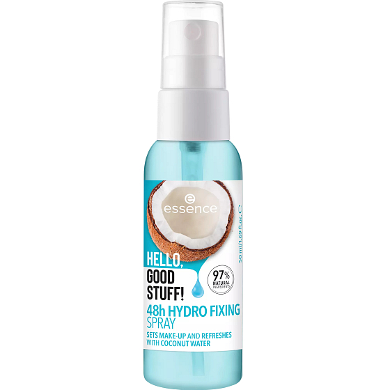 Essence Hello, Good stuff! 48h Hydro hydratačný fixačný sprej na make-up 50 ml