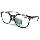 Berkeley dioptrické okuliare na čítanie +3,0 plastové modro-hnedé 1 kus MC2198