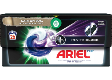 Ariel All in1 Pods Revitablack gélové kapsuly na čierne a tmavé prádlo 26 kusov
