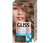 Schwarzkopf Gliss Color farba na vlasy 7-16 Cool Ash Blonde 2 x 60 ml