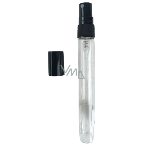 Plastová fľaša s rozprašovačom biela plniteľná transparentná 12 cm JT 14