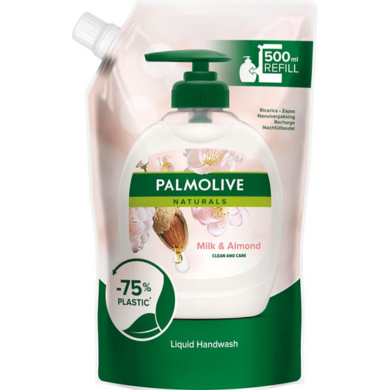Palmolive Naturals Milk & Almond tekuté mydlo náhradná náplň 500 ml
