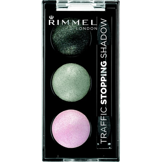 Rimmel London Traffic Stopping Baked Trio očné tiene 006 Sharp Turm 2,4 g