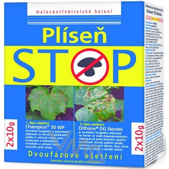 Pleseň Stop prípravok na ochranu rastlín 2 x 10 g