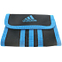 Adidas peňaženka čierna, modré pruhy 13 x 10 cm 1 kus