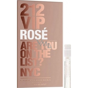 Carolina Herrera 212 VIP Rosé parfumovaná voda pre ženy 1,5 ml s rozprašovačom, flakón