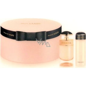 Prada Candy L Eau toaletná voda 50 ml + telové mlieko pre ženy 75 ml, darčeková sada