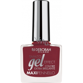 Deborah Milano Gél Effect Nail Enamel gélový lak na nechty 55 Red Sari 11 ml