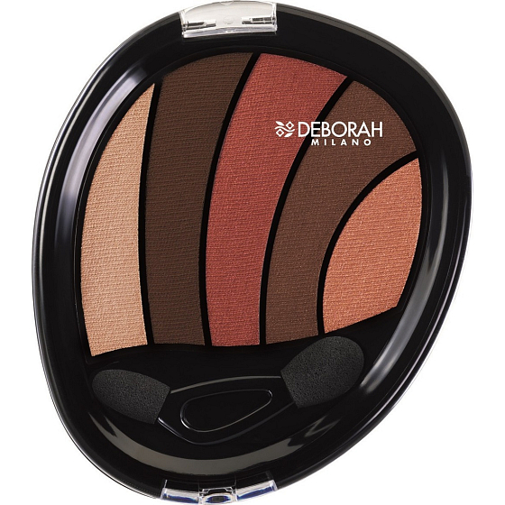 Deborah Milano Perfect Smokey Eye Palette paletka 5 očných tieňov 07 Saffron 5 g