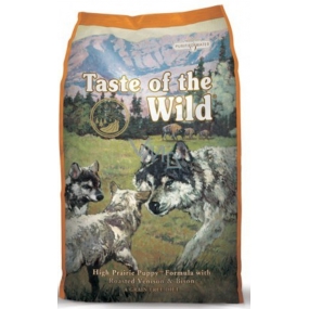 Taste of the Wild High Praire Puppy krmivo pre šteňatá z bizónieho mäsa a pečené zveriny 13 kg