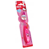 Hello Kitty Soft blikajúca zubná kefka s časovačom 1 minúty pre deti