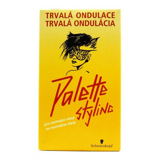 Schwarzkopf Palette Styling trvalá ondulácia pre normálne vlasy (žltá) 2 x 80 ml