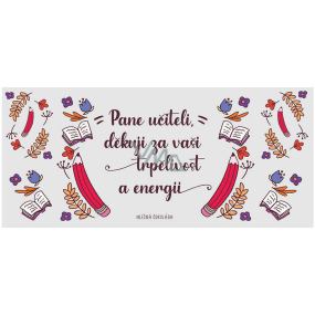 Bohemia Gifts Mliečna čokoláda Ďakujem pán učiteľ 100 g