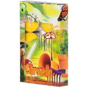 Adpal Citronella repelentné vonné čajové sviečky proti komárom 6 kusov